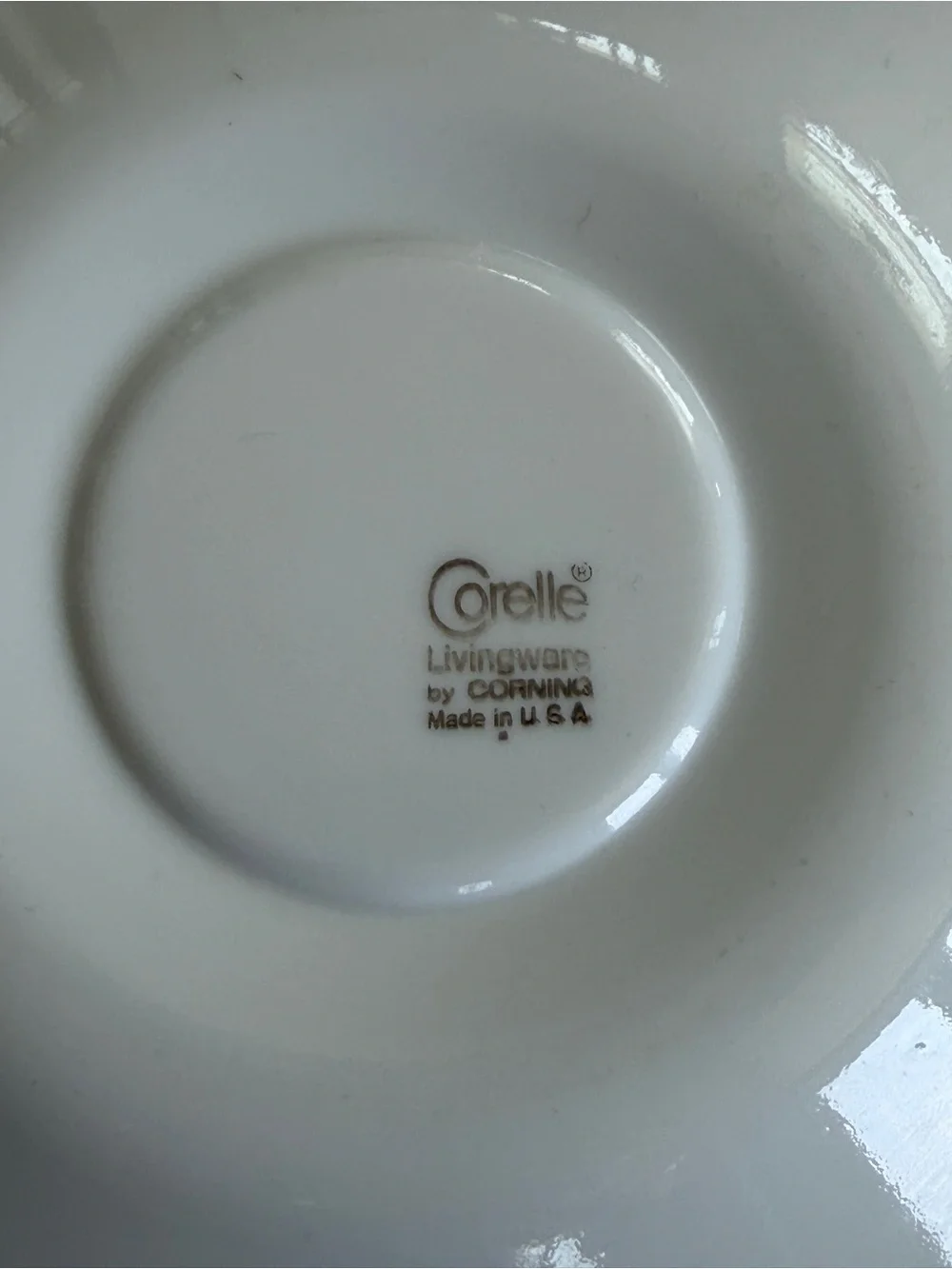 Single Replacement Vintage Corelle USA Golden Butterfly Saucer Plate